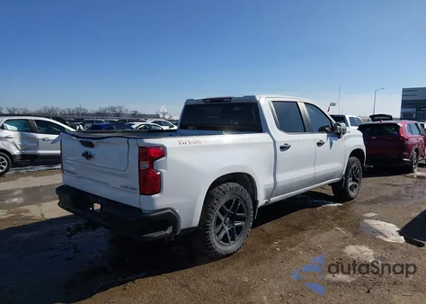 2022 Chevrolet Silverado 1500 4Wd Short Bed Custom Trail Boss z USA, uszkodzony, nr VIN 3GCPDCEK5NG574384